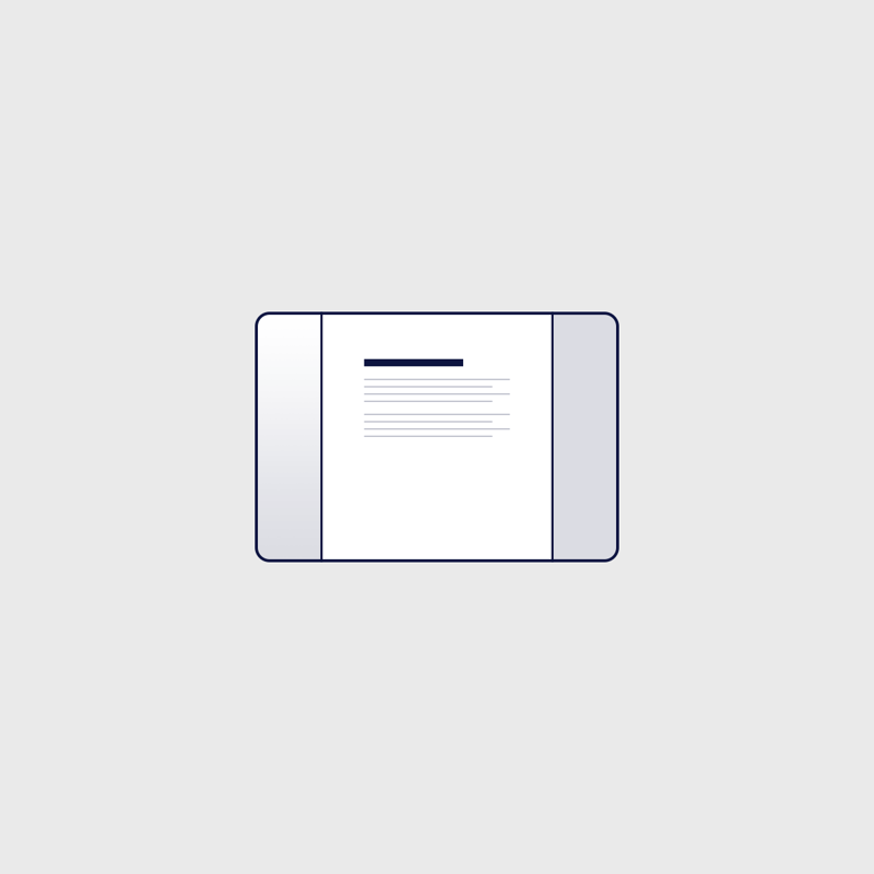 Content Center Nav Right layout icon.